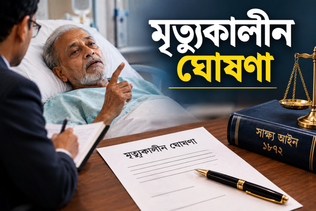 মৃত্যুকালীন ঘোষণা